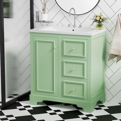 30 Inch Single Sink Bathroom Storage Cabinet Bathroom Vanity