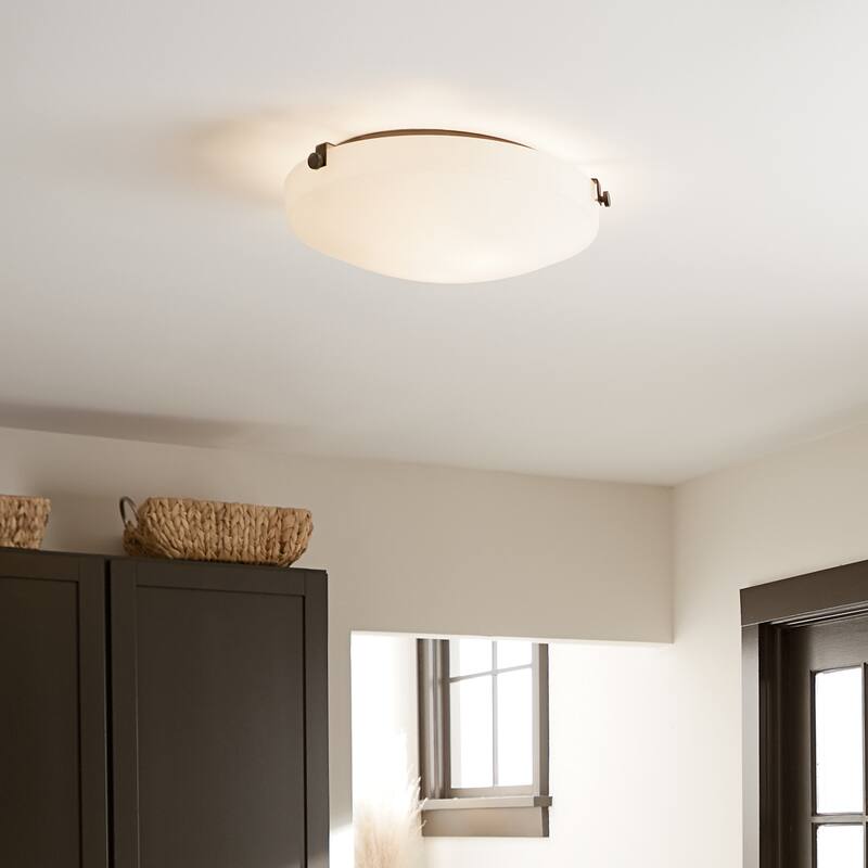 Kichler Lighting Lytham Collection 3-light Olde Bronze Flush Mount