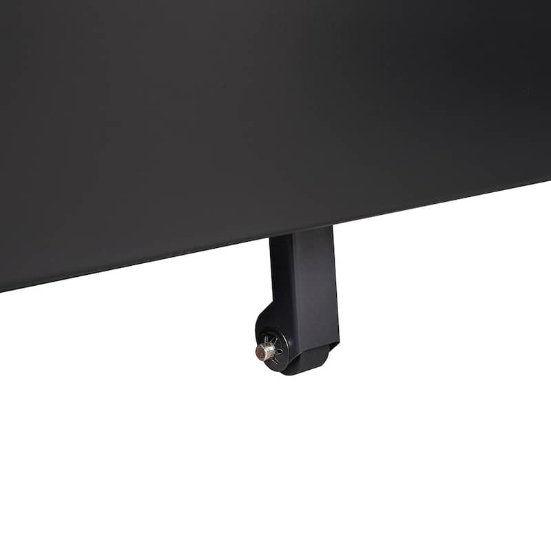 Modern 3-Drawer Mobile Filing Cabinet with Lock, Stationery Drawers and Removable Hanging Rods, for Home Office