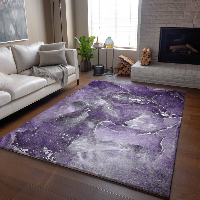 Premium Washable Super Soft Abstract Contemporary Mayfield Rug