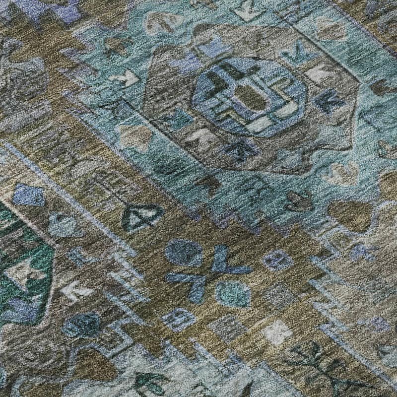 Premium Washable Super Soft Traditional Global Mayfield Rug