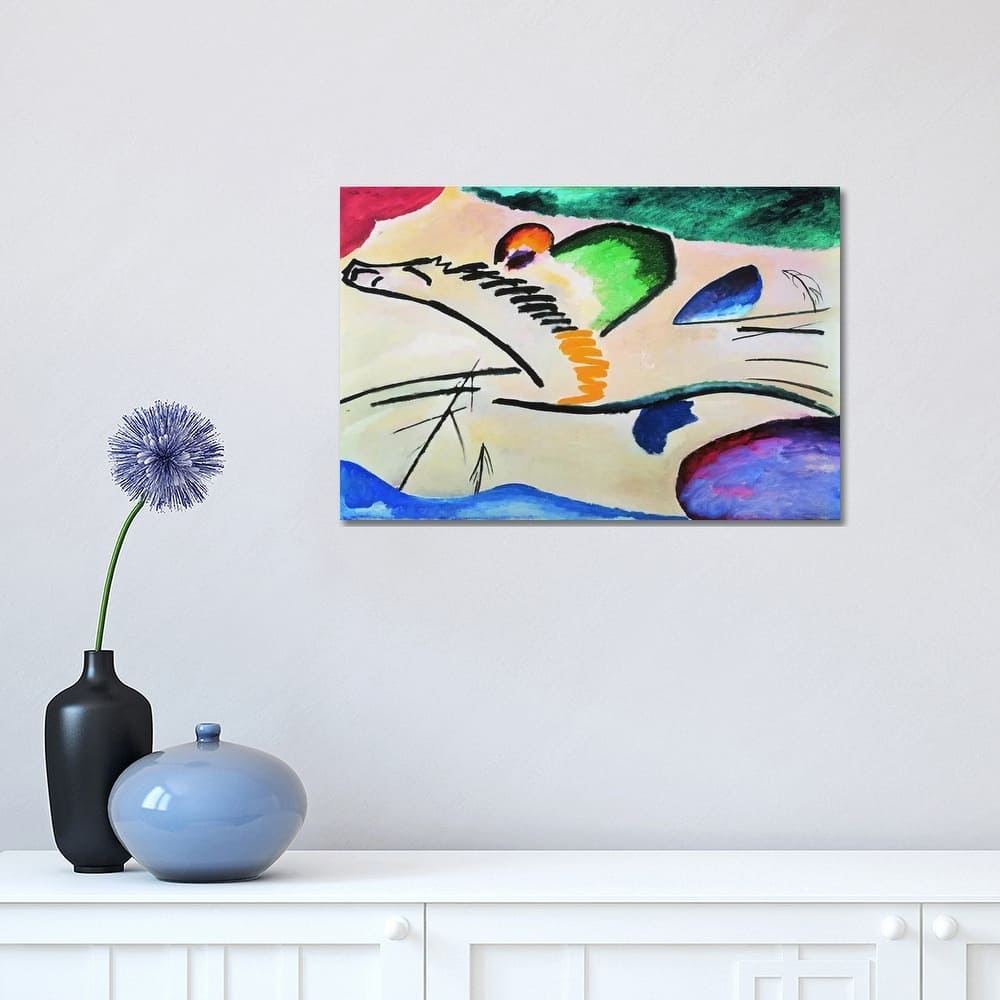 iCanvas "Lyrically (Lyrisches)" by Wassily Kandinsky Canvas Print