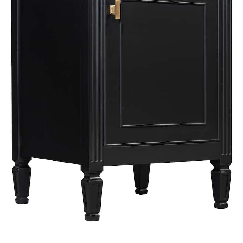20 Inch Freestanding Cabinet Bathroom Vanity with Sink,Tilt-Out Drawer