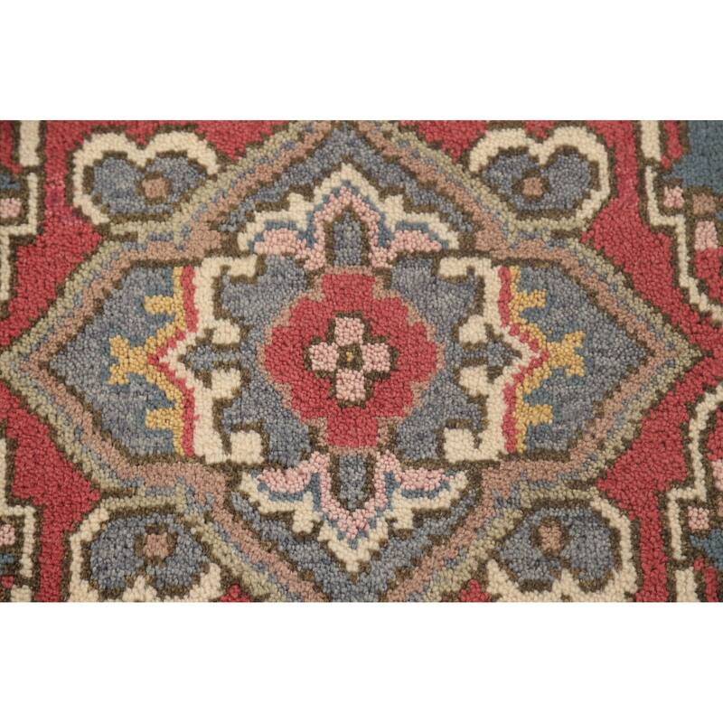 Traditional Heriz-Serapi Oriental Accent Rug Handmade Wool Carpet - 3'11"x 5'11"