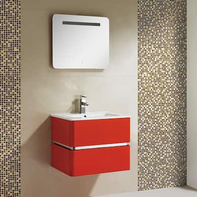 Fine Fixtures 'Sundance' 24-inch High Gloss Vanity with Vitreous China Sink Top