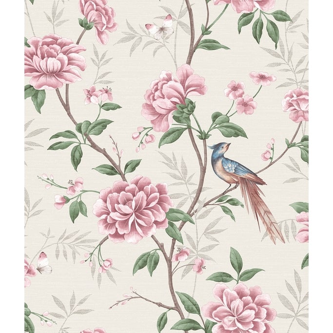 Fine Decor Akina Cream Floral Wallpaper