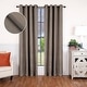 preview thumbnail 146 of 168, Superior Linen Washable Room Darkening Curtains, Set of 2 Panels 52" x 108" - Coriander