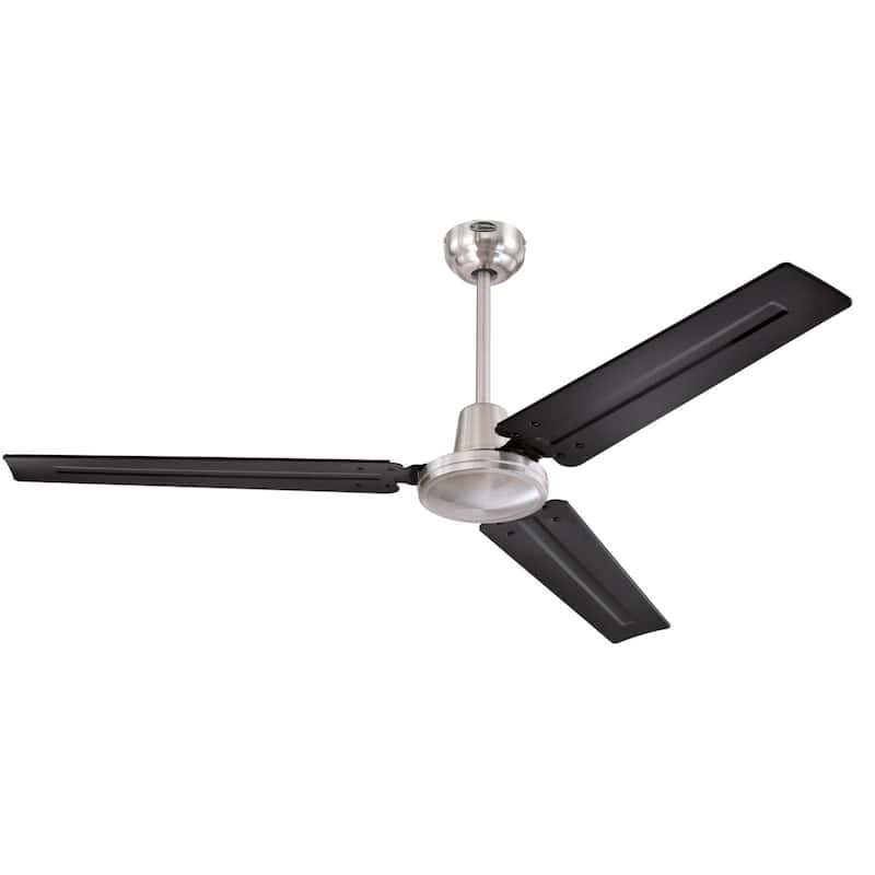 Westinghouse Lighting Jax Industrial-Style 56-Inch 3-Blade Indoor Ceiling Fan, Remote Control Included