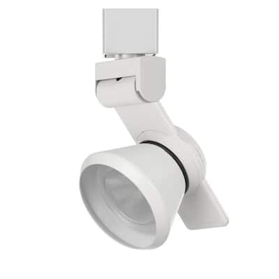 12W Integrated LED Metal Track Fixture with Dimmer Feature, White