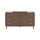 preview thumbnail 1 of 10, Fresca FCB4460 Sawyer 60" Single Free Standing Vanity Cabinet Only Mocha Birch