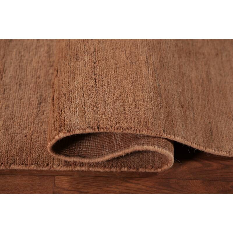 Tribal / Modern Gabbeh Oriental Area Rug Hand-Knotted Wool Carpet - 6'6" x 9'7"