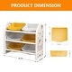 preview thumbnail 24 of 22, Multi-functional Kids Toy Storage Organizer with HDPE Shelf and 6 Bins