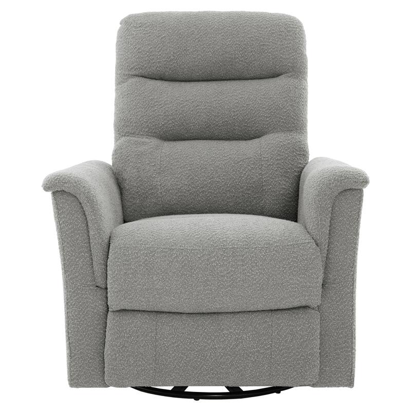 Manual Recliner Chair Rocking and Swivel Recliner Massage Recliner with 8-Point Massage Function and Adjustable Backrest