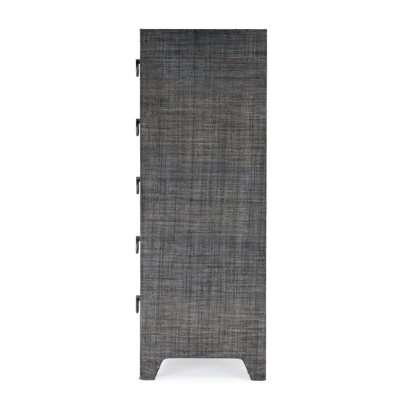 Bar Harbor 5 Drawer Raffia Dresser