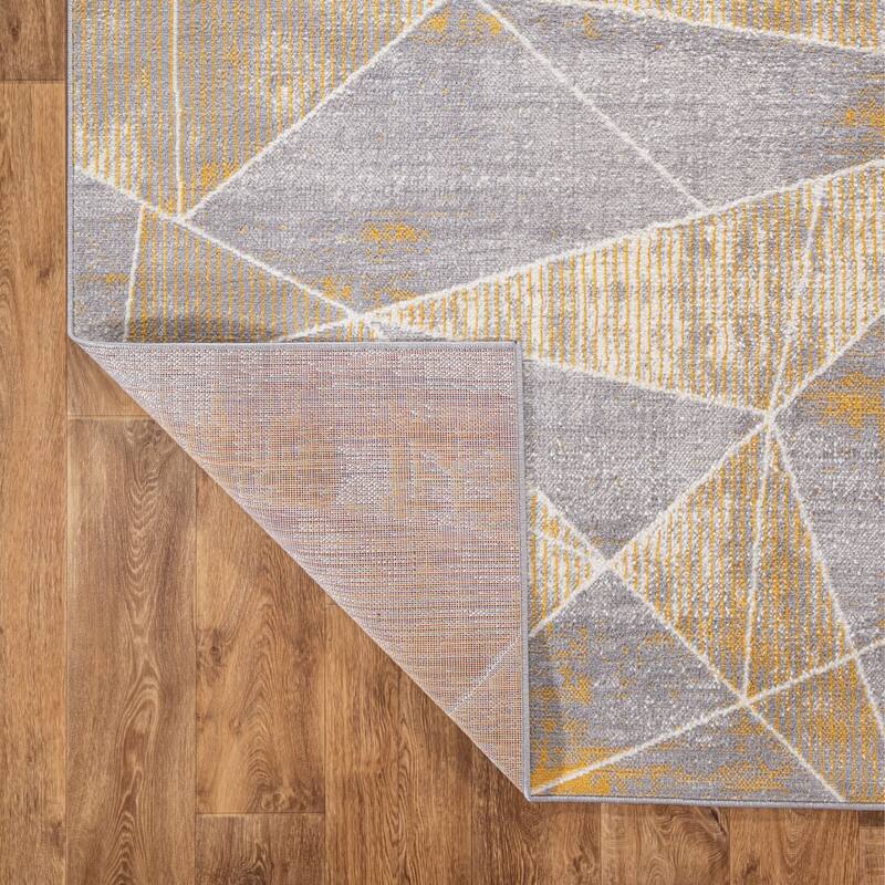 World Rug Gallery Geometric Modern Area Rug