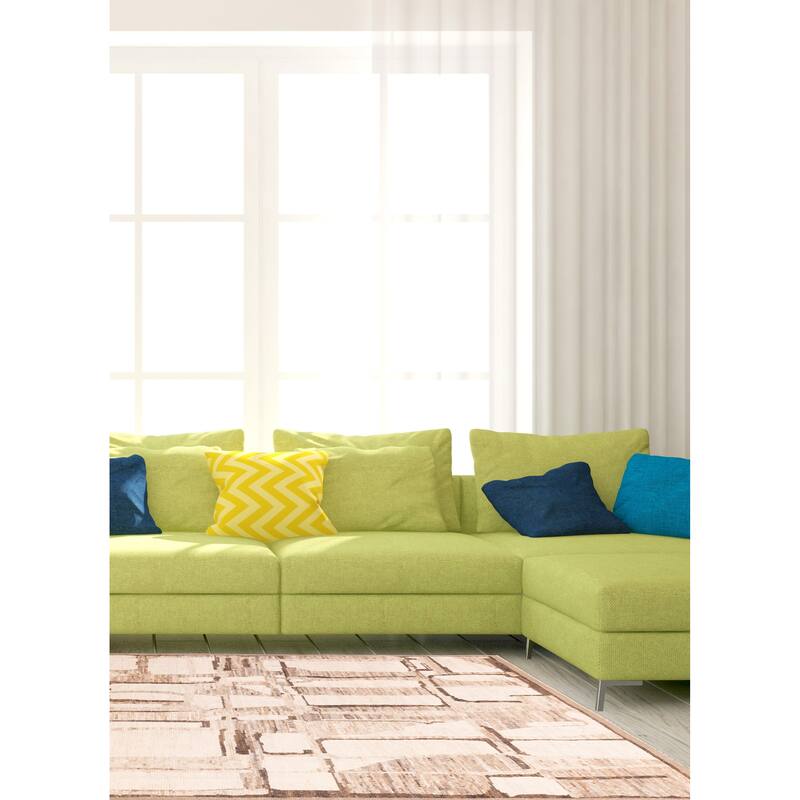 ECARPETGALLERY Hand-knotted Pak Finest Marrakesh Ivory Wool Rug - 8'9 x 11'4