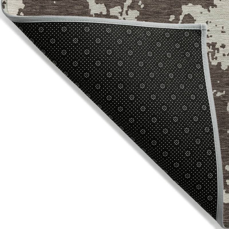 HomeRoots Abstract Transitional Rectangle Outdoor Rug