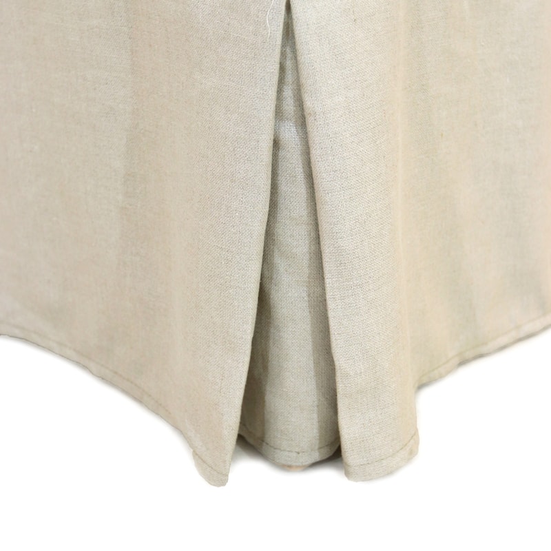 Furniture Classics Orleans Minimalist Linen Slip Covered Parsons Chair