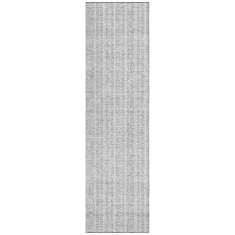 Machine Washable Indoor/ Outdoor Chantille Stripe Twist Rug