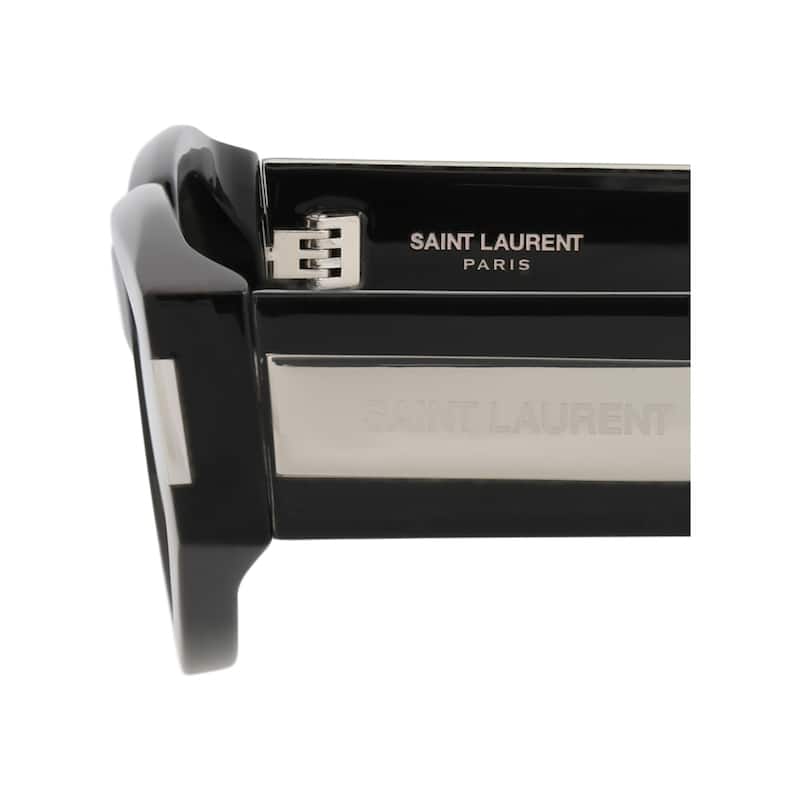 Saint Laurent Round-Frame Recycled Acetate Sunglasses