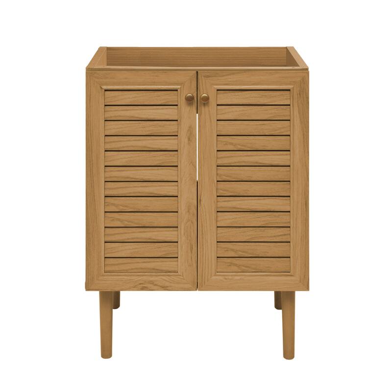 Swiss Madison SM-BV373-C Bron 18" Single Free Standing Vanity Cabinet - Oak - Oak Finish