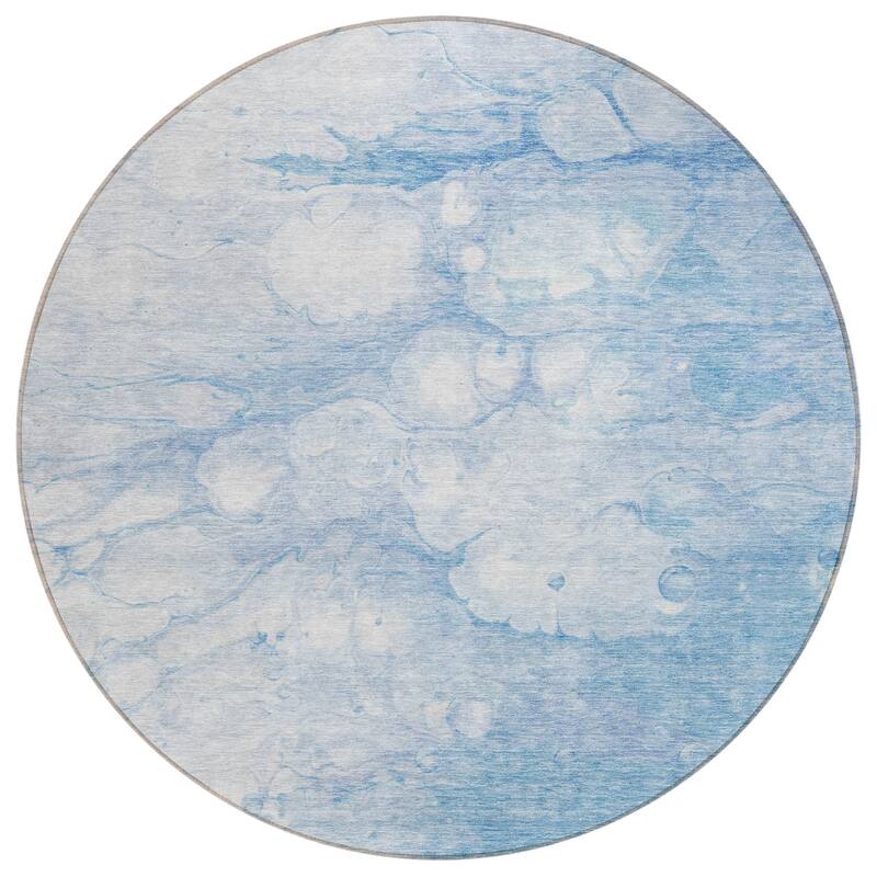 Machine Washable Indoor/ Outdoor Chantille Abstract Modern Rug