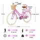 preview thumbnail 2 of 13, Steel Frame,Multiple Colors, for 10+Years Old Girls Bike,24 inch wheel