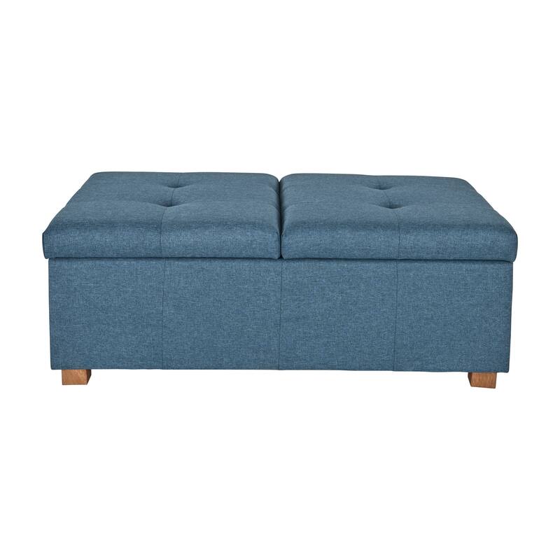 Yves Double Storage Ottoman Bench