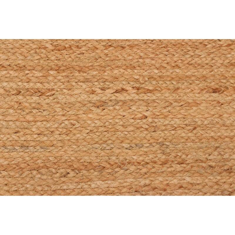 ECARPETGALLERY Flat-Weave Palas Denizli Tan Jute Kilim - 8'0 x 8'0