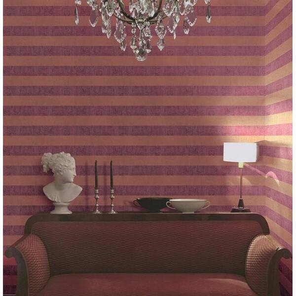Wallpaper Burgundy Red Orange Stripes Metallic Striped 21 Inc X 33 Ft Overstock 30826584 Does your living room lack space due to awkward rooms proportions? usd