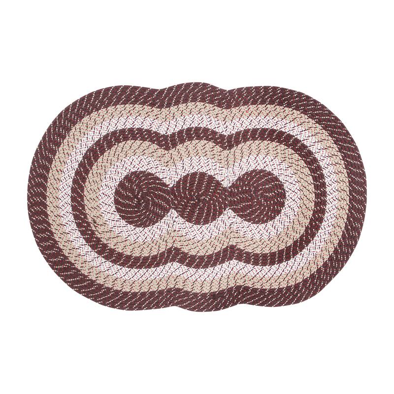 Better Trends Country Braid Reversible Area Rug