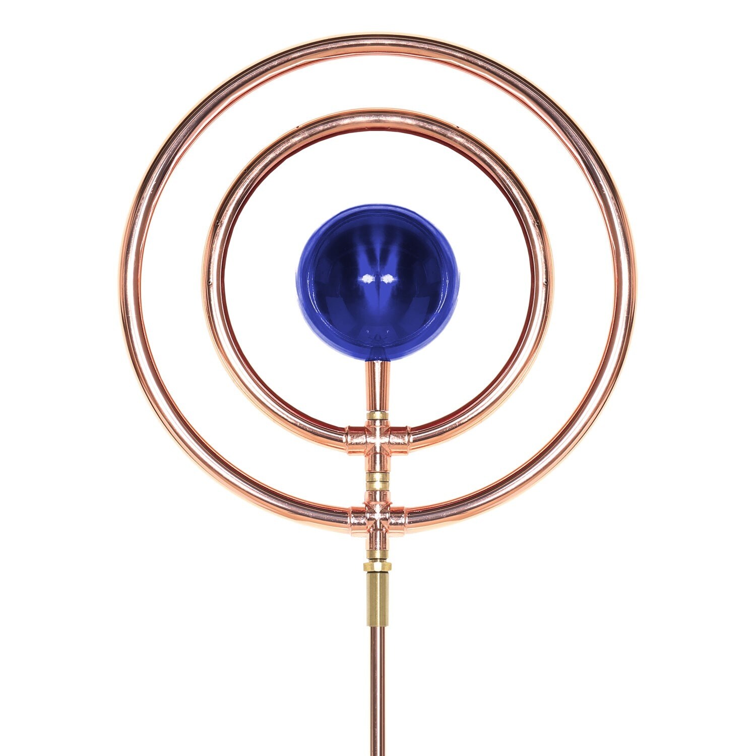 Shop Copper Finish Water Sprinkler Garden Stake With Ball Accent