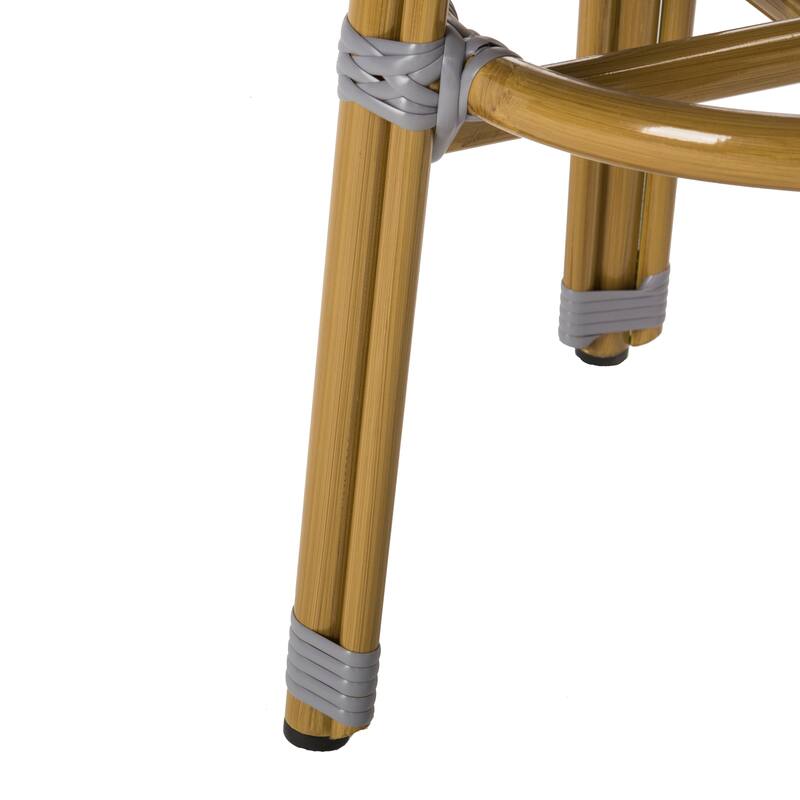 SAFAVIEH Outdoor Jaida 30-inch Bar Stool (Fully Assembled) - 15Wx15Dx30H