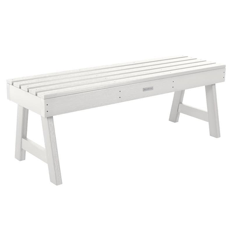 HIGHWOOD Weatherly 4-foot Eco-friendly Synthetic Wood Picnic Bench - White