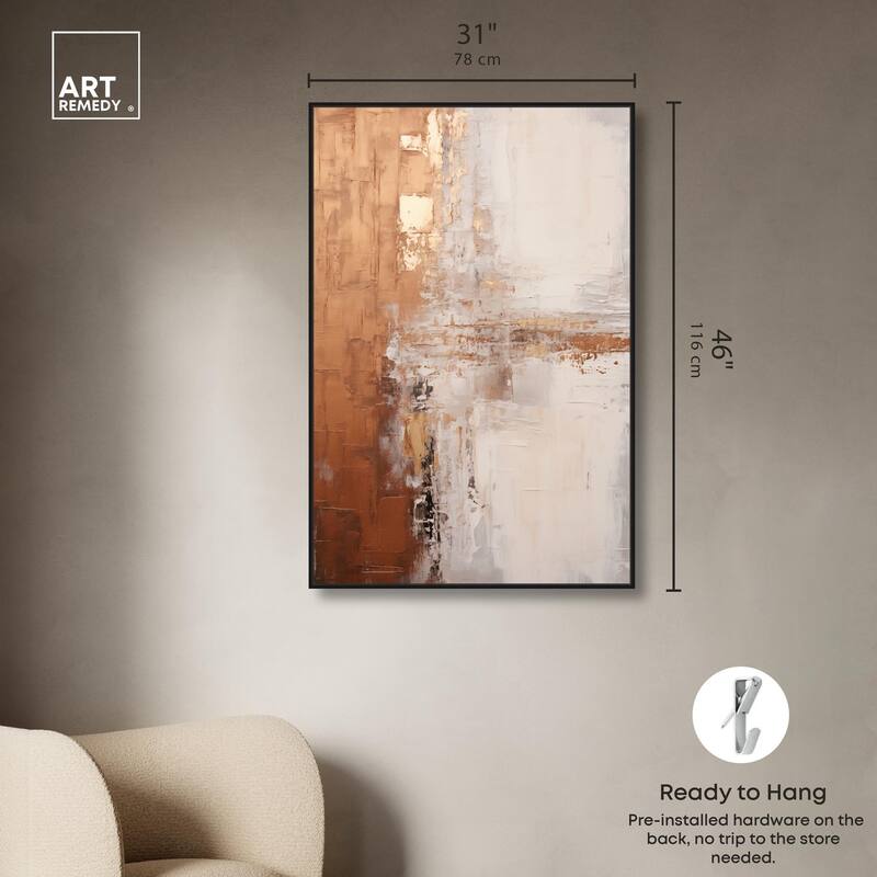 Burnished Memory Canvas by Art Remedy