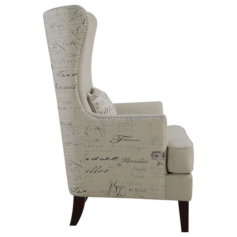 Pippin Upholstered High Wingback Accent Chair