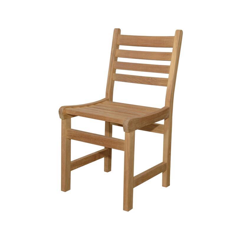 African Dining Chair with Solid Teak Construction, Perfect for Cafe or Restaurant Seating - 17
