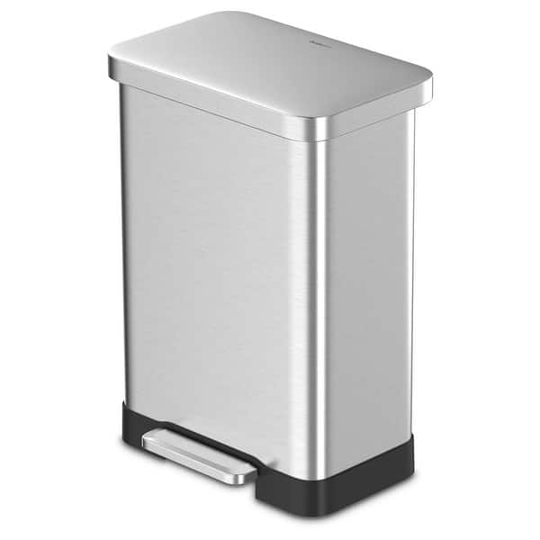 20 Gallon Stainless Steel Step On Kitchen Trash Can Bed Bath & Beyond 39063085