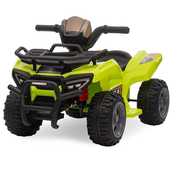 slide 2 of 20, Kids ATV 4 Wheeler, 6V Ride On Toy Car for Toddlers 1-3 Boys & Girls
