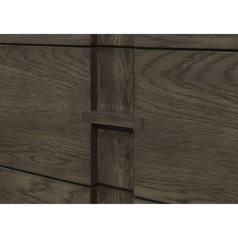 Kelly 3-Drawer Storage Dining Sideboard Buffet Dark Grey