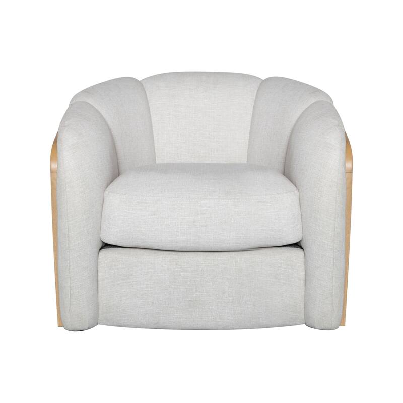 Violet Contemporary Coastal Accent Chair