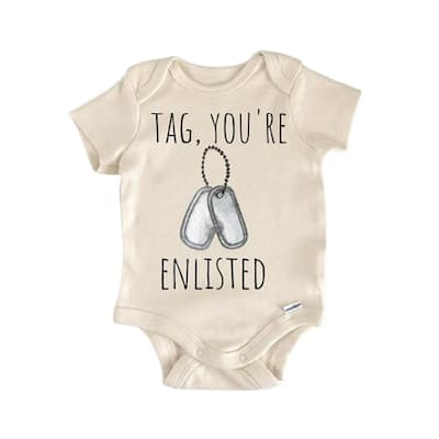Military Army - Baby Boy Girl Clothes Infant Bodysuit Funny Cute Newborn