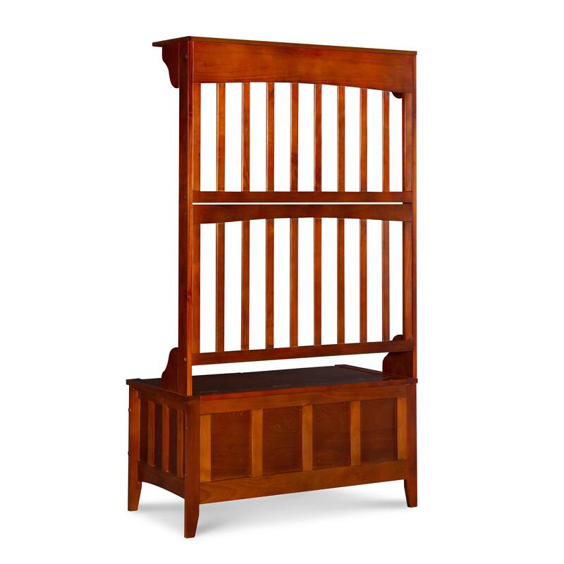 Copper Grove Yellowstone Entryway Hall Tree Storage Bench
