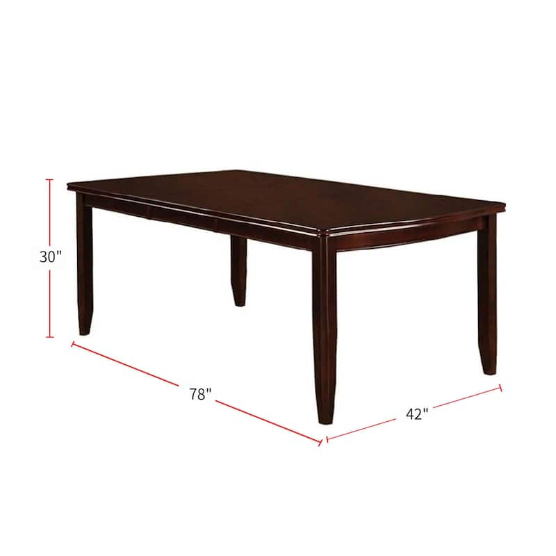 Rectangular Dining Set in Espresso Finish