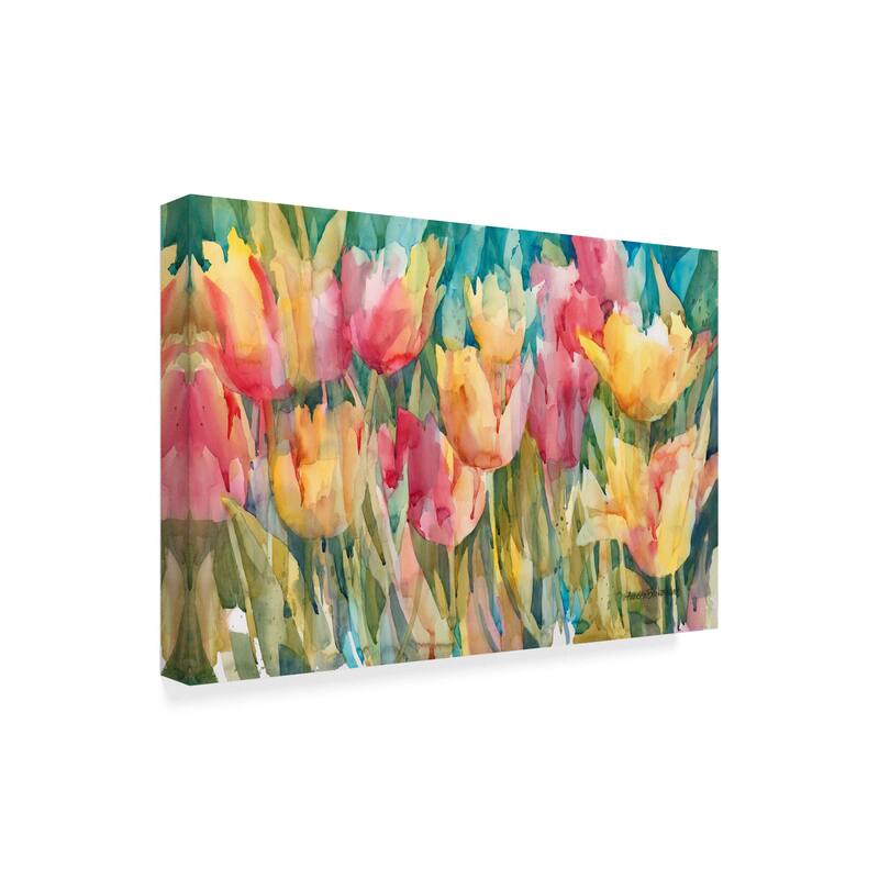 Annelein Beukenkamp 'Pastel Tulips' Canvas Art