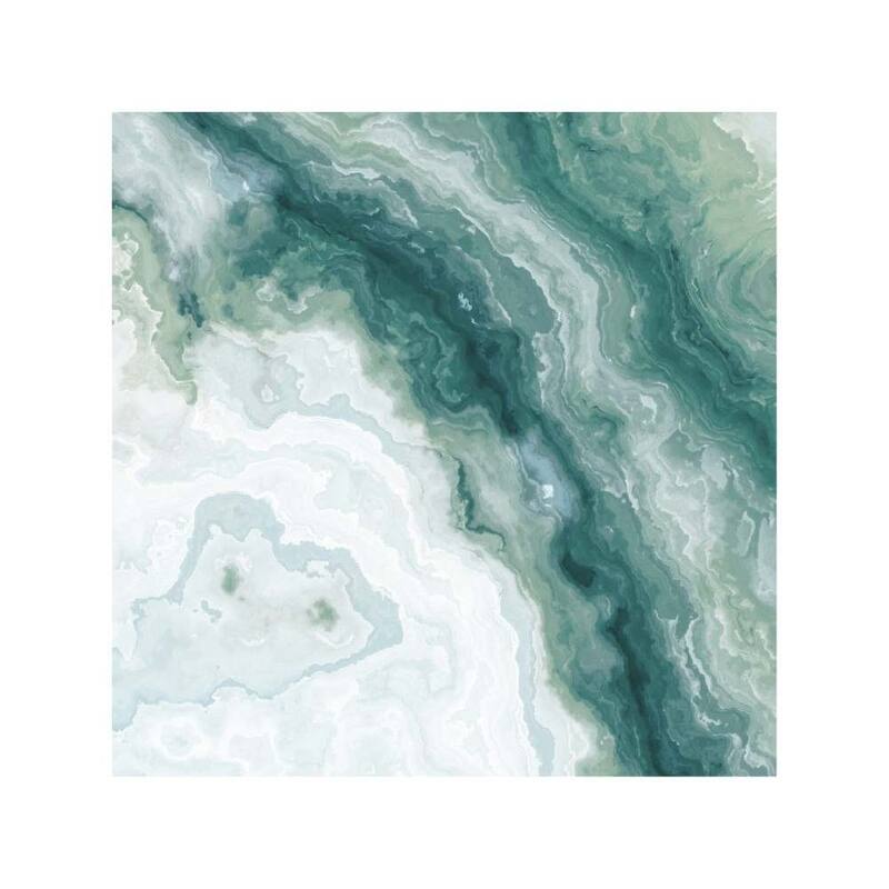 Isle 6x6 Glossy Porcelain Agate Geode Tile - Floor, Wall, Backsplash