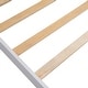 preview thumbnail 7 of 25, Classic Design Easy to Clean Twin Size Wood Platform Bed with Headboard and Wooden Slat Support