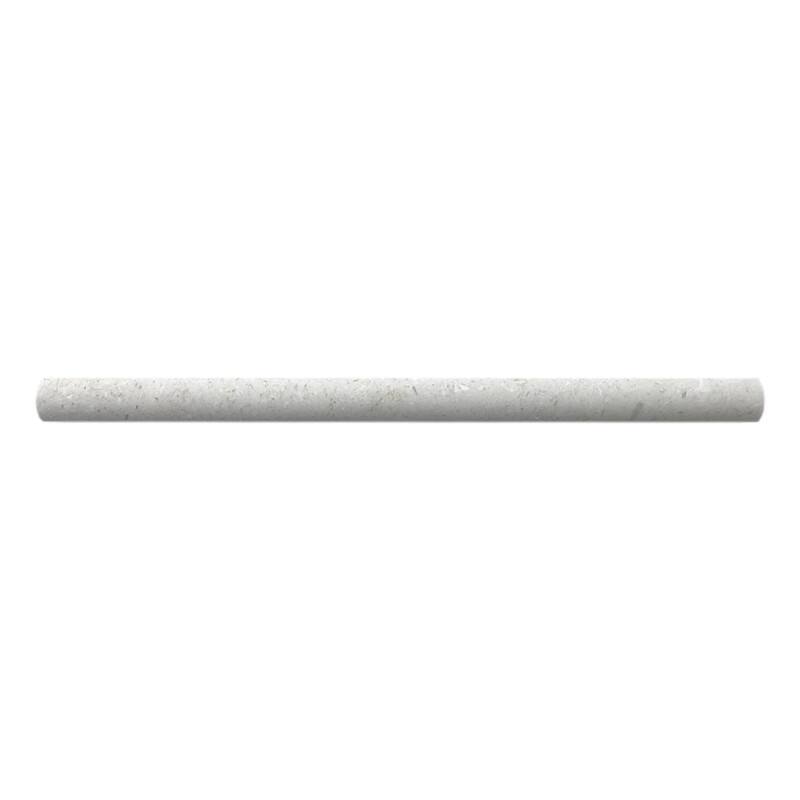 Fresca Limestone 0.75" x 12" Honed Pencil Liner - Box of 3 pieces - Beige