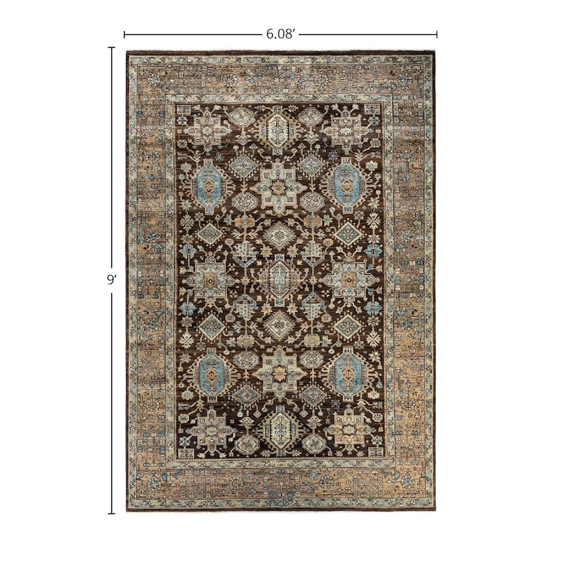 Serapi, One-of-a-Kind Hand-Knotted Area Rug - 6' 1" x 9' 0"
