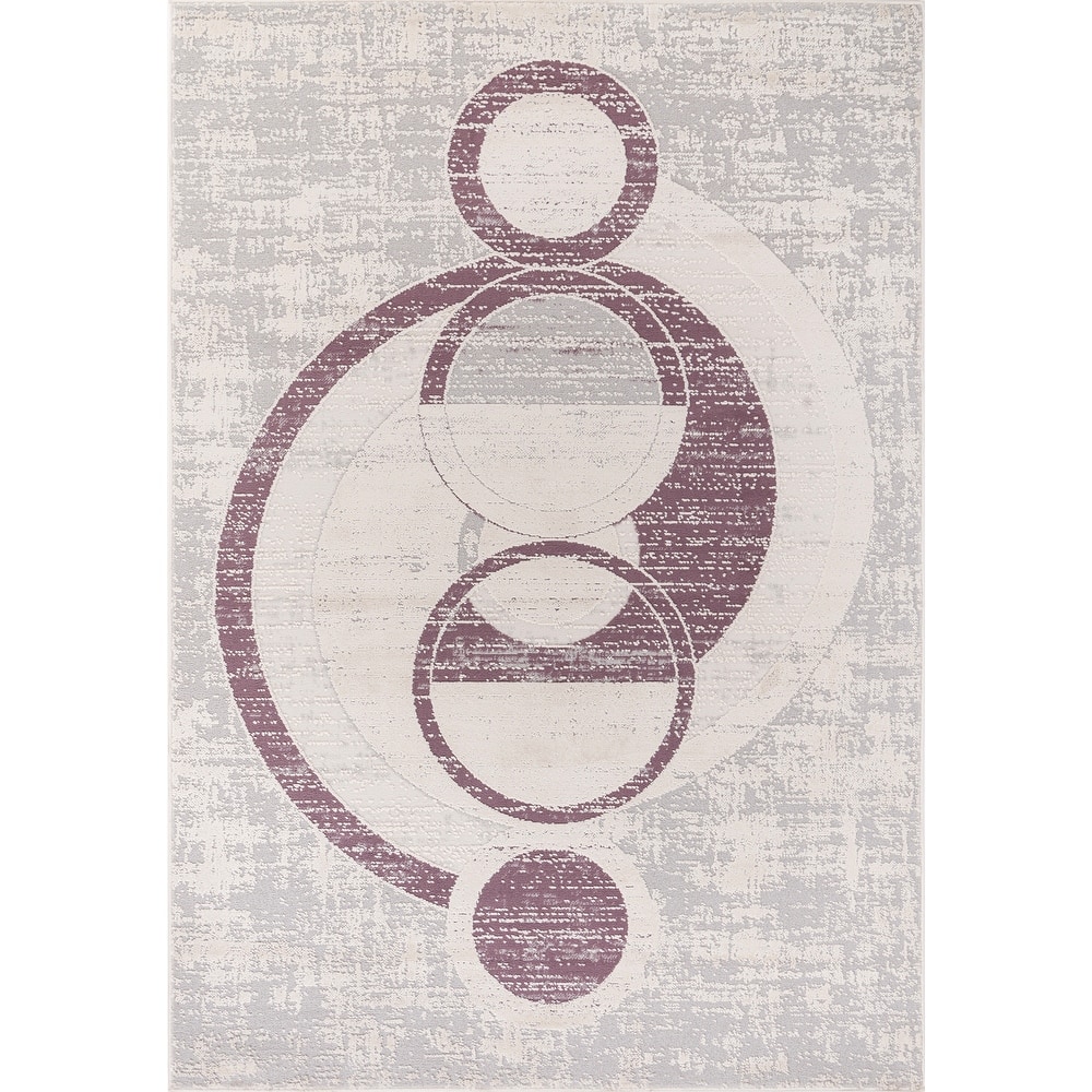 Cairo Collection Transitional Geometric Area Rug